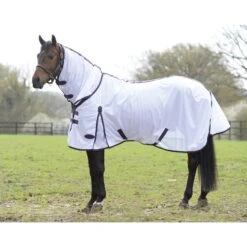 Weatherbeeta Comfitec Essential Mesh II Combo Fliegendecke Mit Festem Halsteil -Cavallo Verkäufe 317414 WH PU BL 1