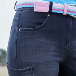 Dublin Shona Damenreithose Mit Kniebesatz In Jeansoptik 10 Dublin Shona Damenreithose Mit Kniebesatz In Jeansoptik -Cavallo Verkäufe 333099 AG 3