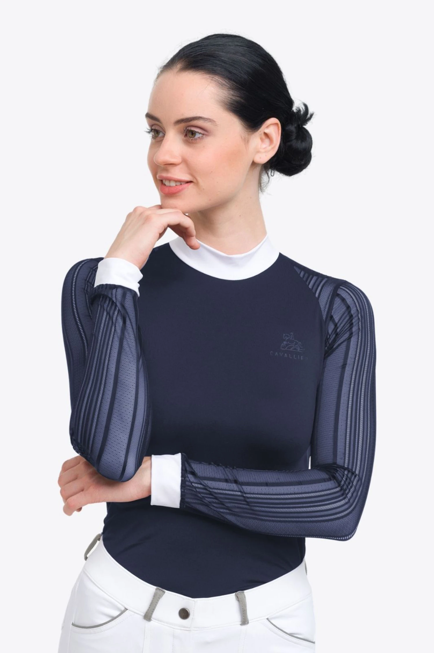 Cavalliera Contessa Damen Langarm Turniershirt 8 Cavalliera Contessa Damen Langarm Turniershirt – Bild 6