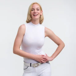 Cavalliera Crystal Turniershirt, ärmellos 9 Cavalliera Crystal Turniershirt, ärmellos -Cavallo Verkäufe 333727 WH 1