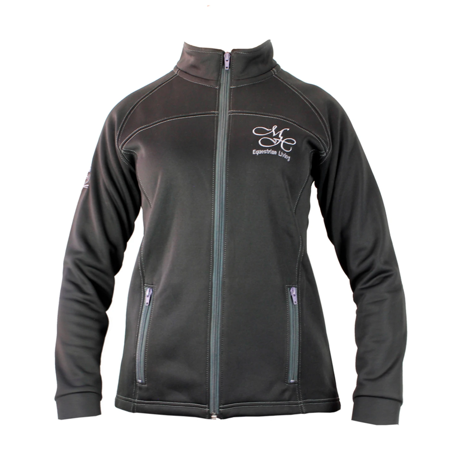 Mink Horse Damen Sweatshirt-Jacke 3 Mink Horse Damen Sweatshirt-Jacke