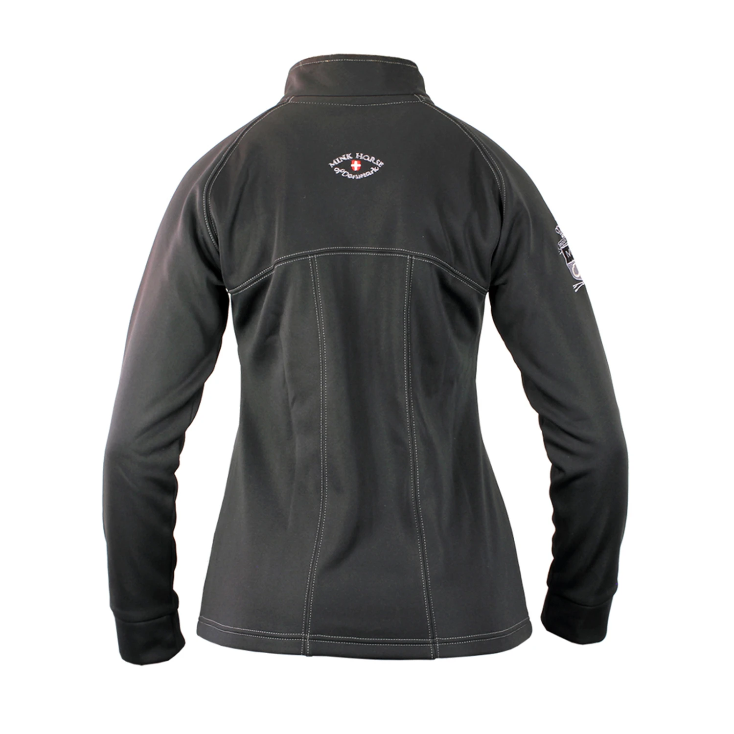 Mink Horse Damen Sweatshirt-Jacke 5 Mink Horse Damen Sweatshirt-Jacke – Bild 3