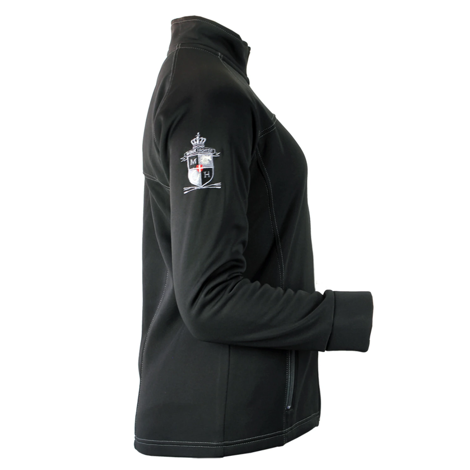 Mink Horse Damen Sweatshirt-Jacke 6 Mink Horse Damen Sweatshirt-Jacke – Bild 4