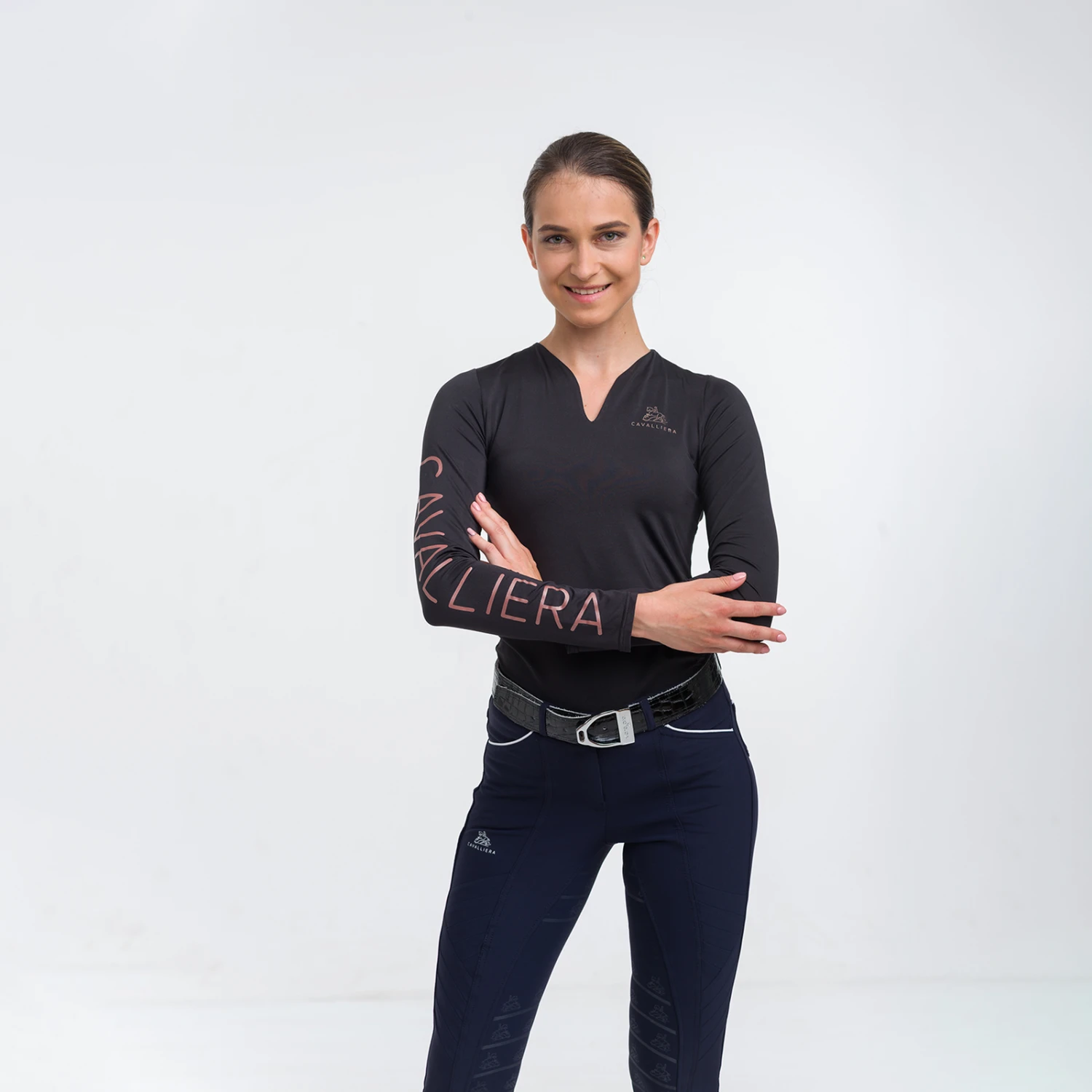 Cavalliera Rose Gold Top, Langärmelig 4 Cavalliera Rose Gold Top, Langärmelig – Bild 2