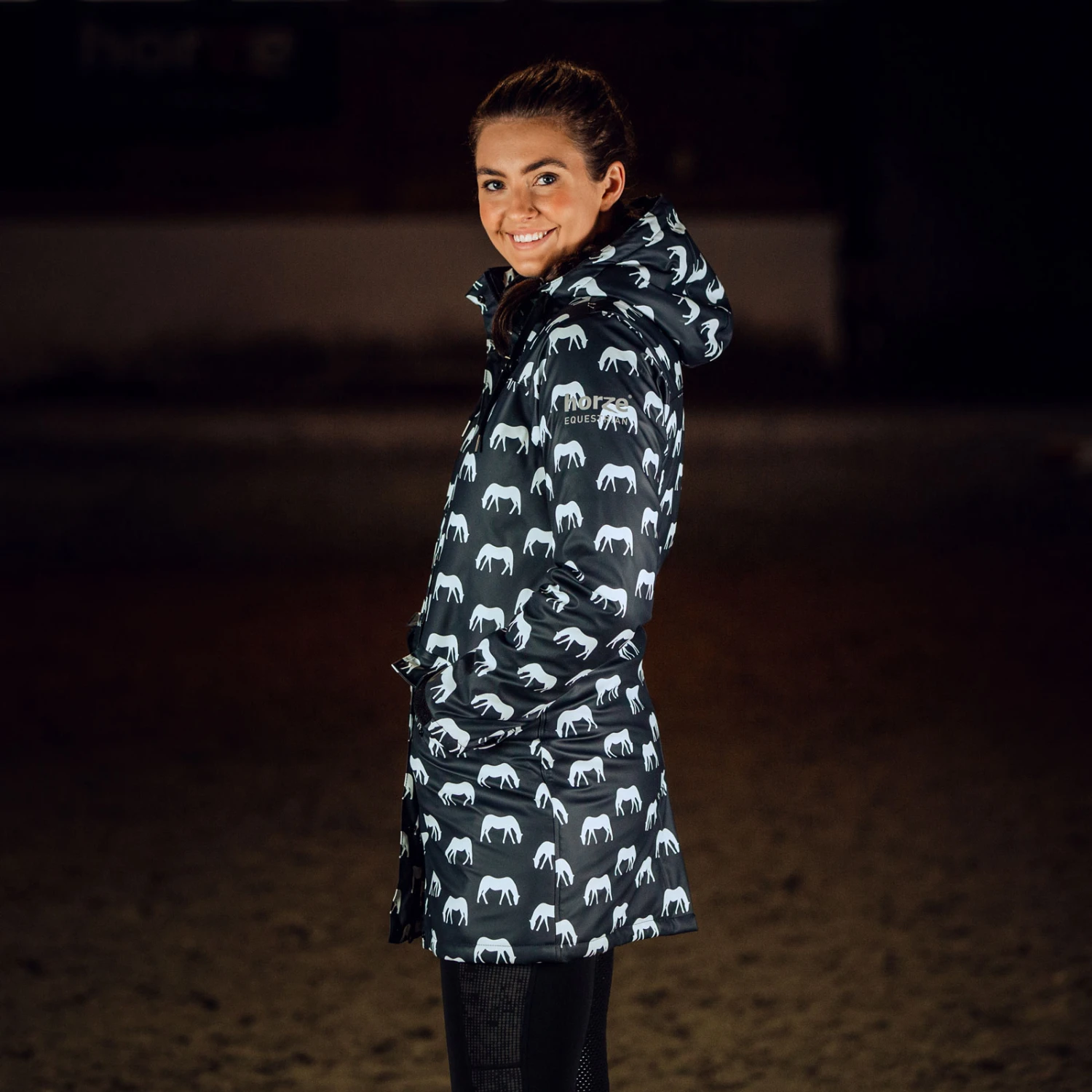 Horze Billie Damen Regenjacke Mit Fleece 17 Horze Billie Damen Regenjacke Mit Fleece – Bild 15