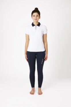 B Vertigo Claudine Damen Kurzarm-Poloshirt 38 B Vertigo Claudine Damen Kurzarm-Poloshirt -Cavallo Verkäufe 33532 wh vdb 03