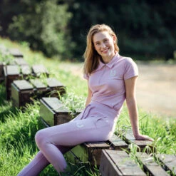 Horze Amy Damen Kurzarm-Poloshirt Mit Baumwollstretch 21 Horze Amy Damen Kurzarm-Poloshirt Mit Baumwollstretch -Cavallo Verkäufe 33536 DWPU 5