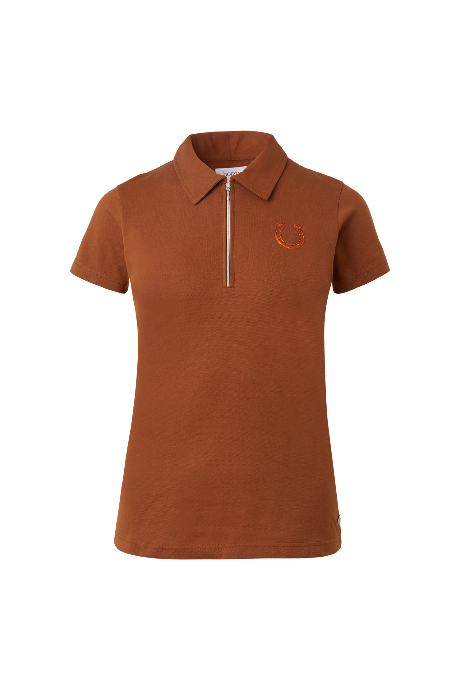 Horze Amy Damen Kurzarm-Poloshirt Mit Baumwollstretch 11 Horze Amy Damen Kurzarm-Poloshirt Mit Baumwollstretch – Bild 9