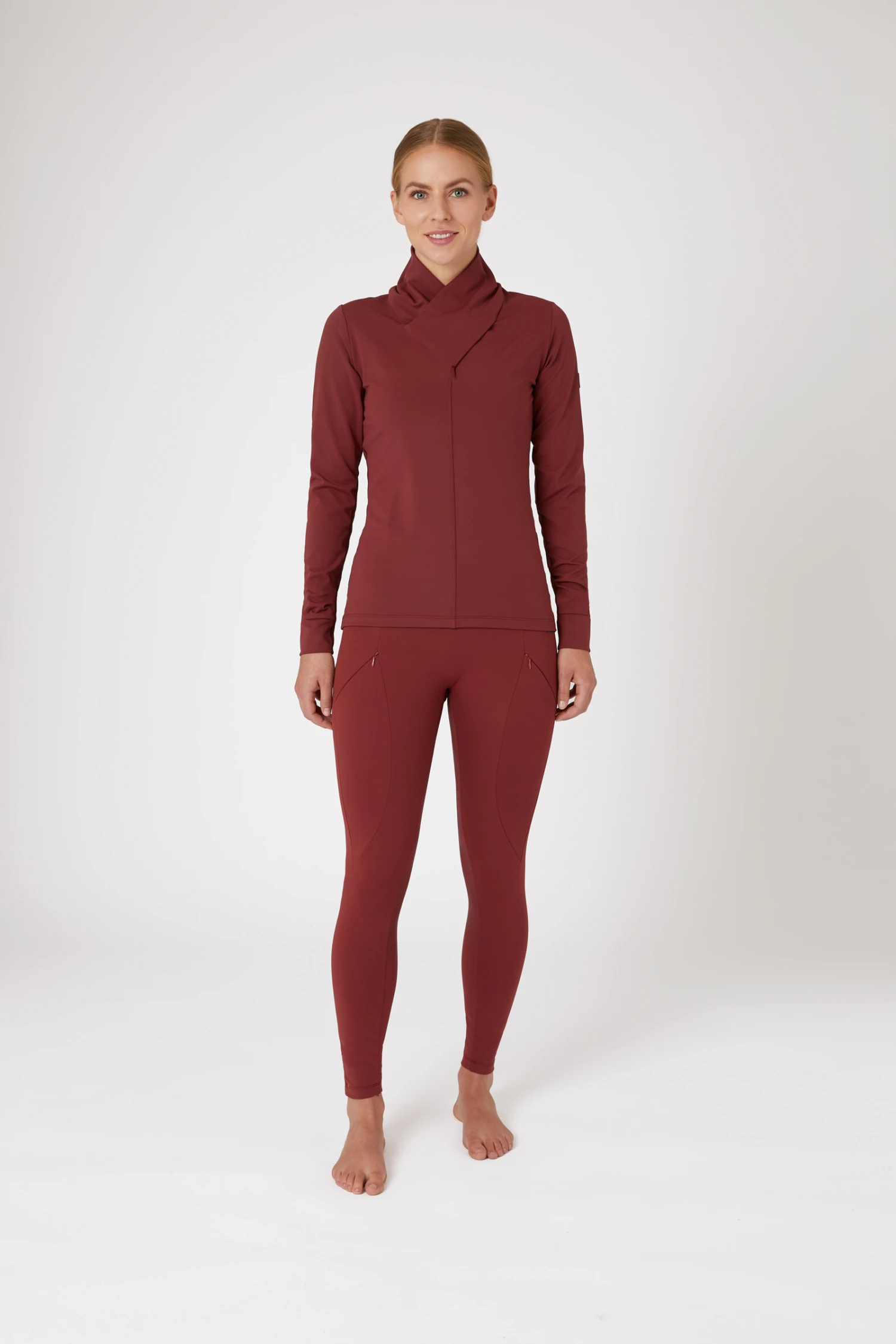 Horze Raquel Damen Trainingsshirt Mit Hohem Kragen 18 Horze Raquel Damen Trainingsshirt Mit Hohem Kragen – Bild 16