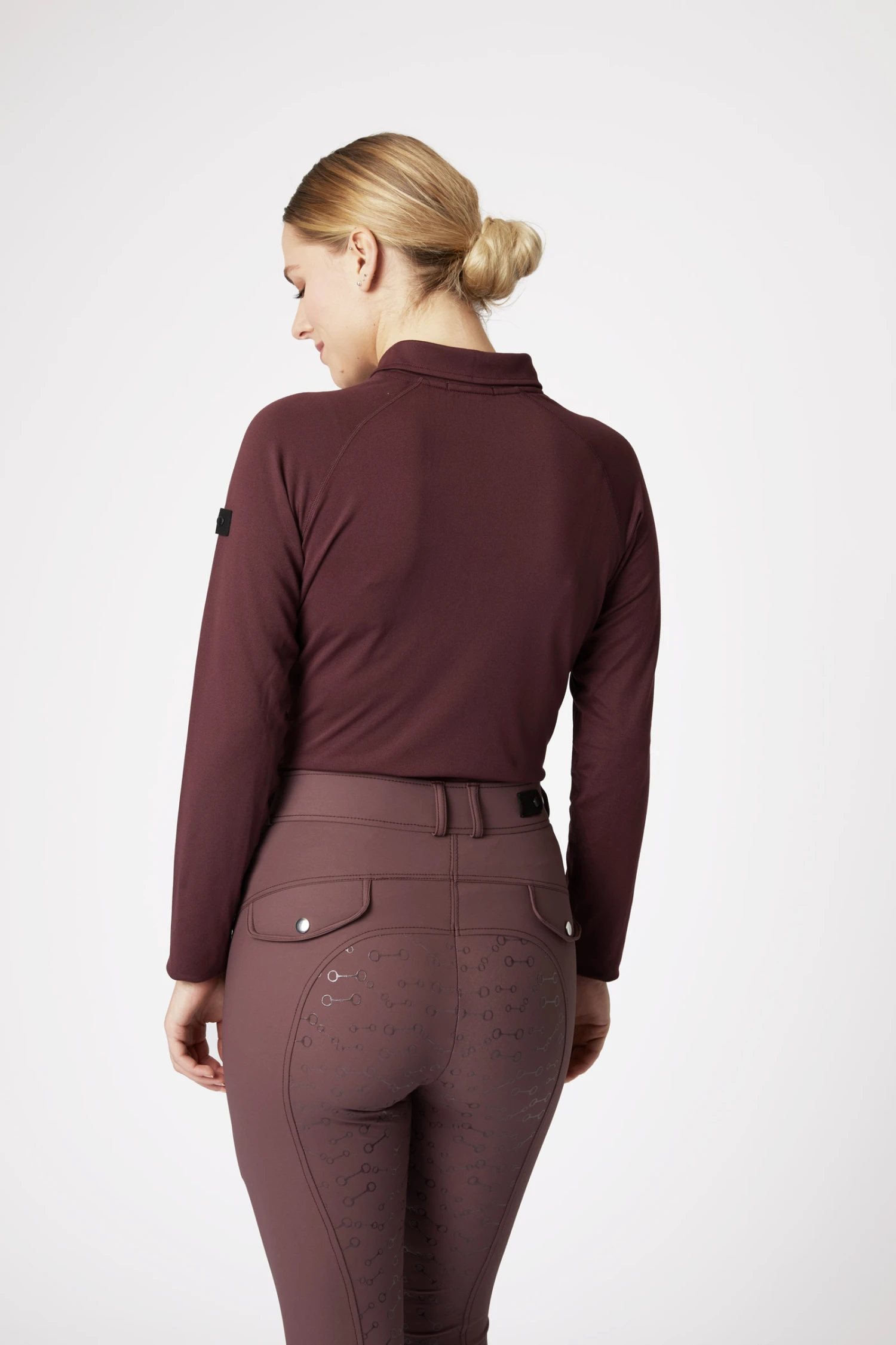 Horze Tiana Damen Poloshirt Mit Langen Ärmeln 14 Horze Tiana Damen Poloshirt Mit Langen Ärmeln – Bild 12