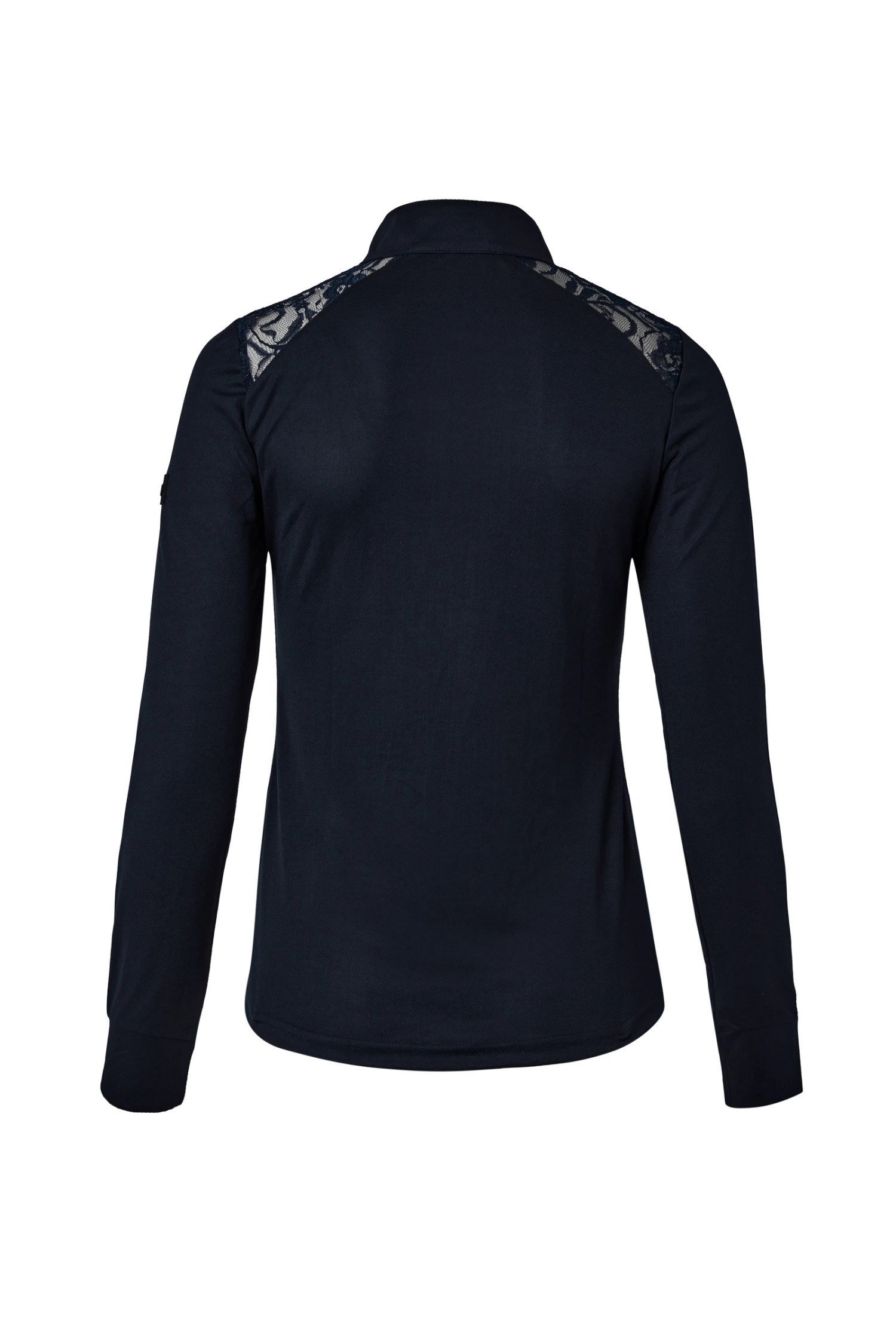 Horze Sianna Damen Turniershirt Mit Spitzenschultern Und Langen Ärmeln 4 Horze Sianna Damen Turniershirt Mit Spitzenschultern Und Langen Ärmeln – Bild 2