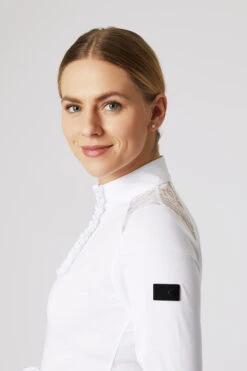 Horze Sianna Damen Turniershirt Mit Spitzenschultern Und Langen Ärmeln 34 Horze Sianna Damen Turniershirt Mit Spitzenschultern Und Langen Ärmeln -Cavallo Verkäufe 33560 wh 06