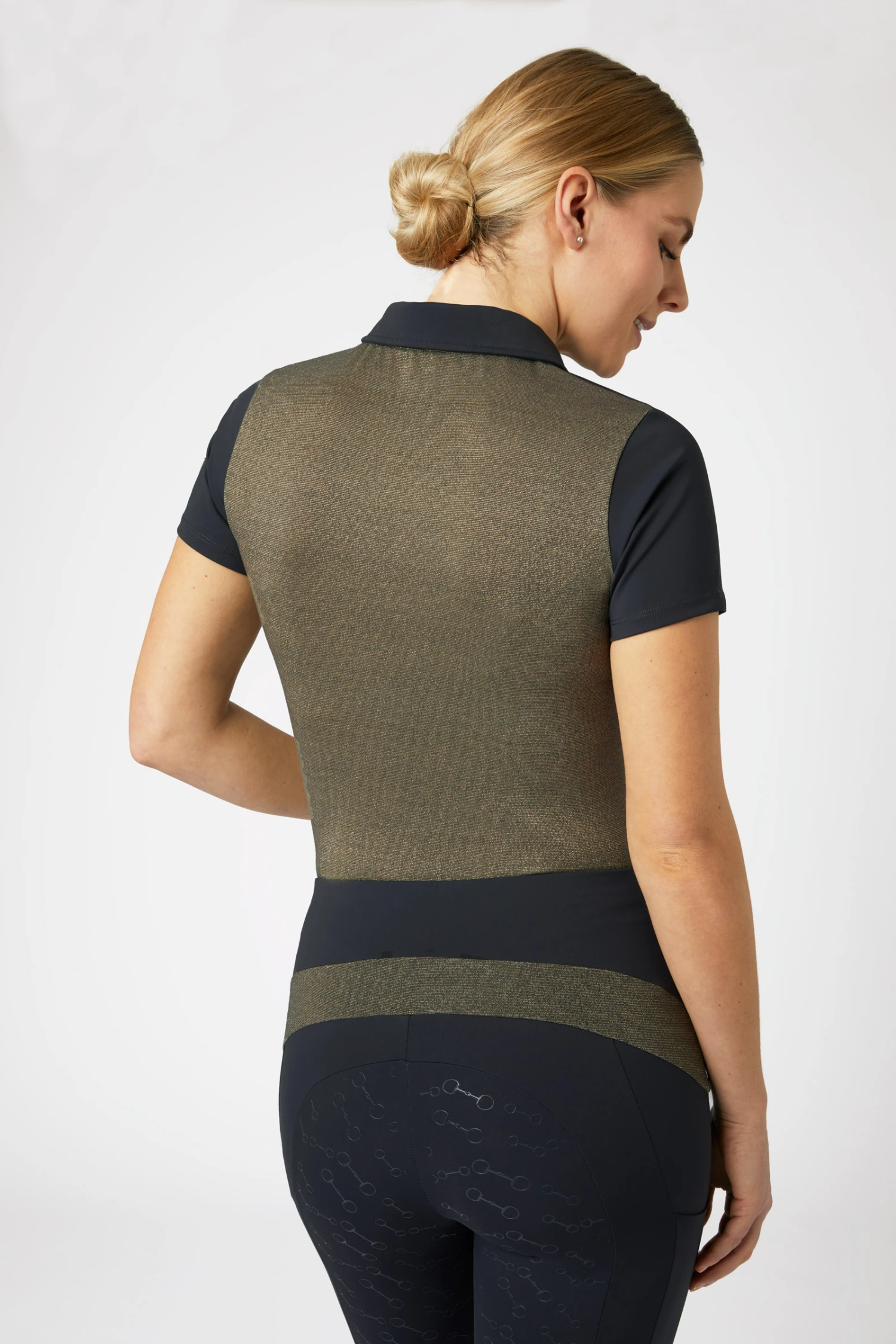 Horze Sagira Damen Trainingshirt Mit Goldener Rückseite 18 Horze Sagira Damen Trainingshirt Mit Goldener Rückseite – Bild 16