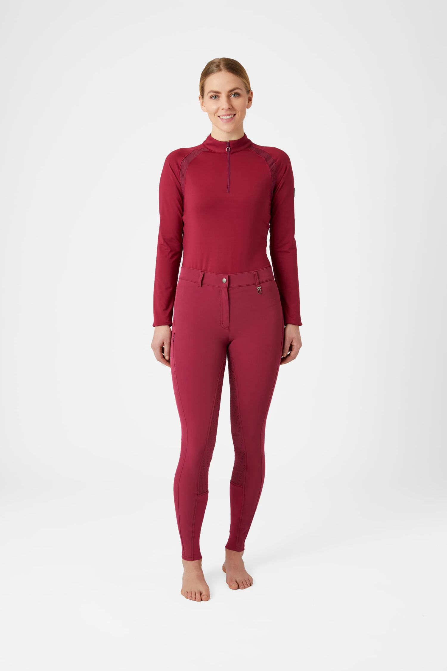 Horze Mia Damen Trainingsshirt Mit Langen Ärmeln Und Mesh-Einsätzen 6 Horze Mia Damen Trainingsshirt Mit Langen Ärmeln Und Mesh-Einsätzen – Bild 4