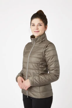 Horze Natalie Damen Reitjacke Mit Abnehmbaren Ärmeln -Cavallo Verkäufe 33601 BKGR 2