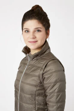 Horze Natalie Damen Reitjacke Mit Abnehmbaren Ärmeln -Cavallo Verkäufe 33601 BKGR 6