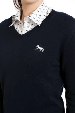 Horseware Signature V-Neck Pullover -Cavallo Verkäufe 336041 DB 4