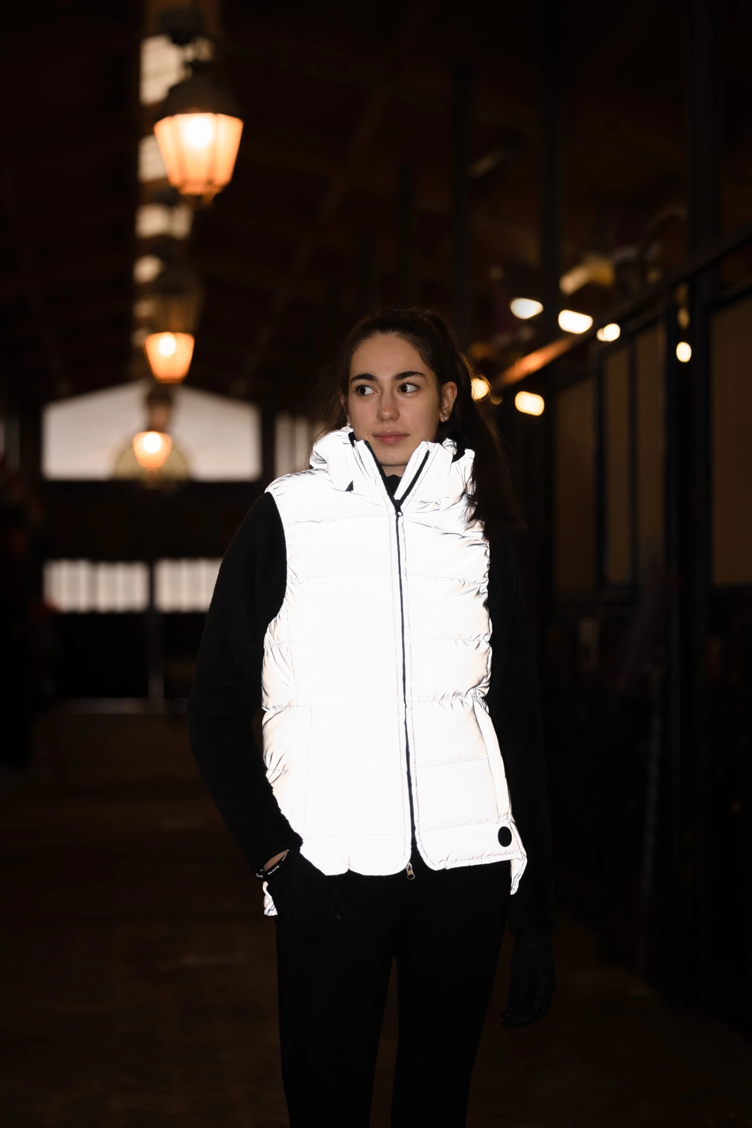 Horze Damen Reflektierende Steppweste 10 Horze Damen Reflektierende Steppweste – Bild 8