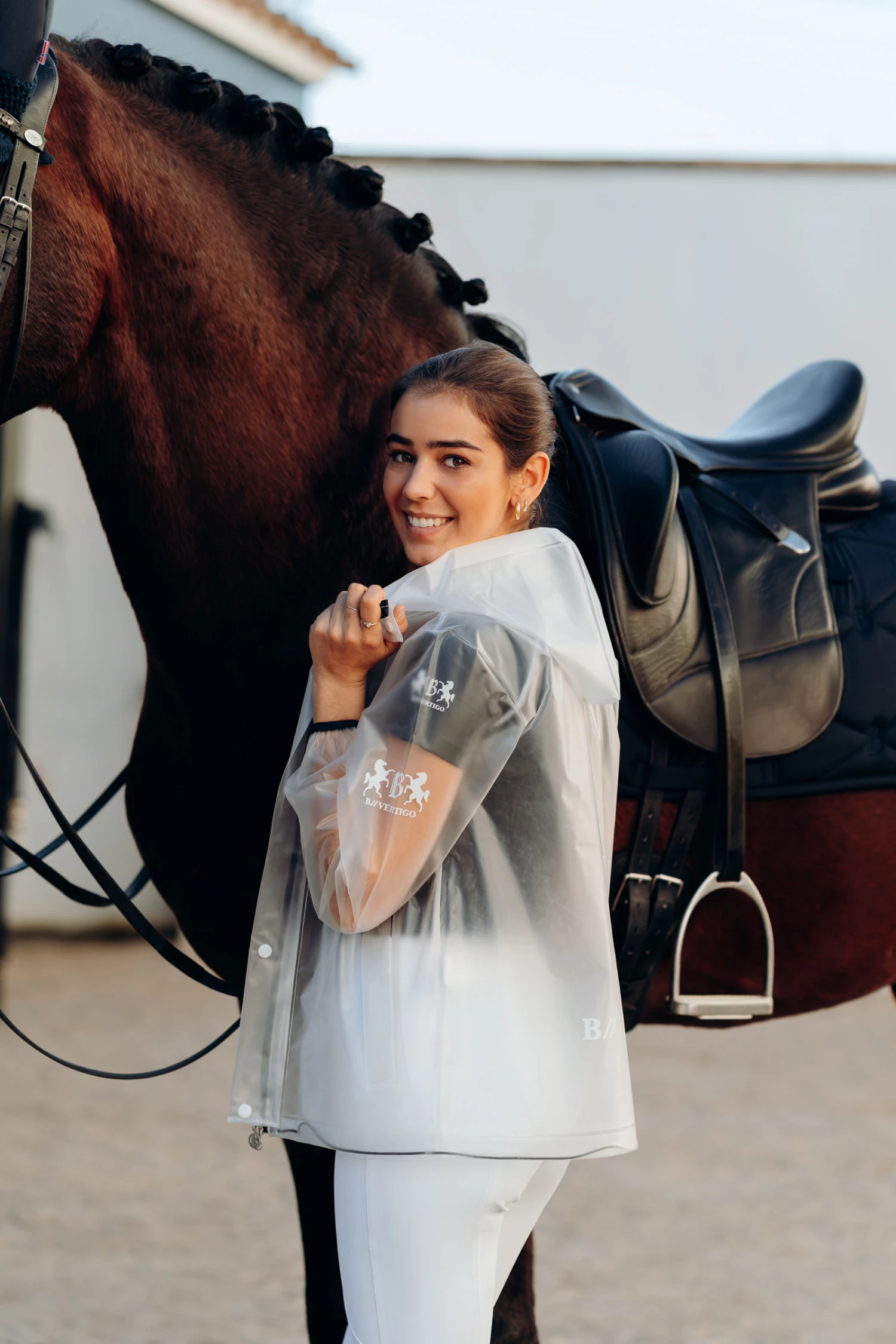 B Vertigo Remi Transparente Damen Regenjacke 16 B Vertigo Remi Transparente Damen Regenjacke – Bild 14