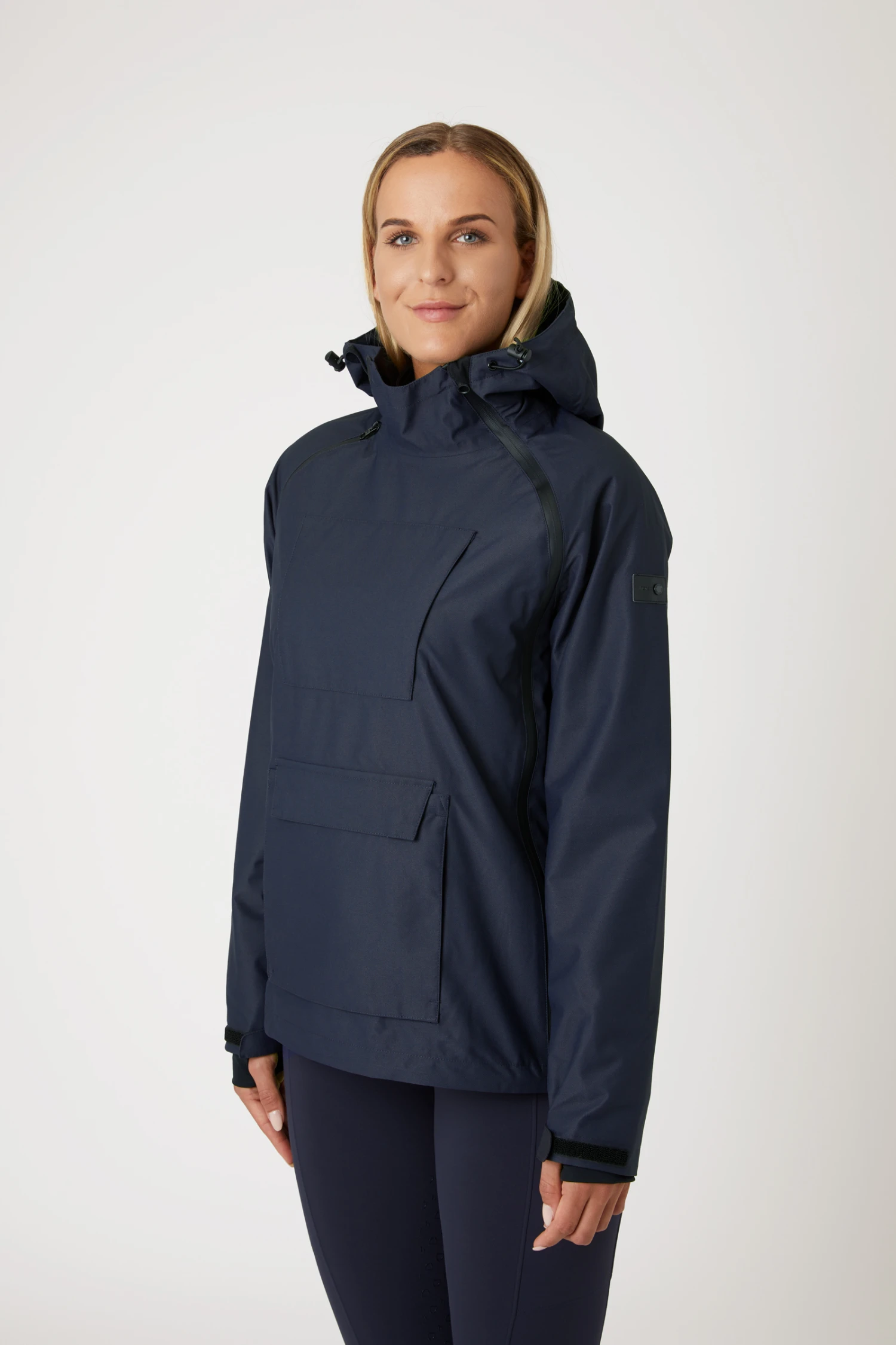 Horze Ayla Damen Regenjacke Mit Reißverschlüssen 12 Horze Ayla Damen Regenjacke Mit Reißverschlüssen – Bild 10