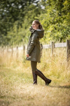 Horze Dania Damen Winter Regenmantel Mit Fleecefutter -Cavallo Verkäufe 33636 DOGR 9