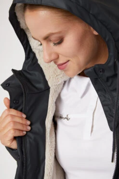 Horze Dania Damen Winter Regenmantel Mit Fleecefutter -Cavallo Verkäufe 33636 VDB 6