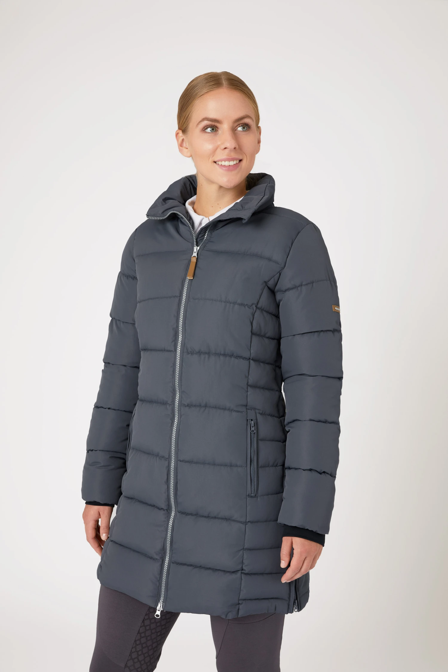 Horze Claire Gefütterter Damen Reitparka 4 Horze Claire Gefütterter Damen Reitparka – Bild 2