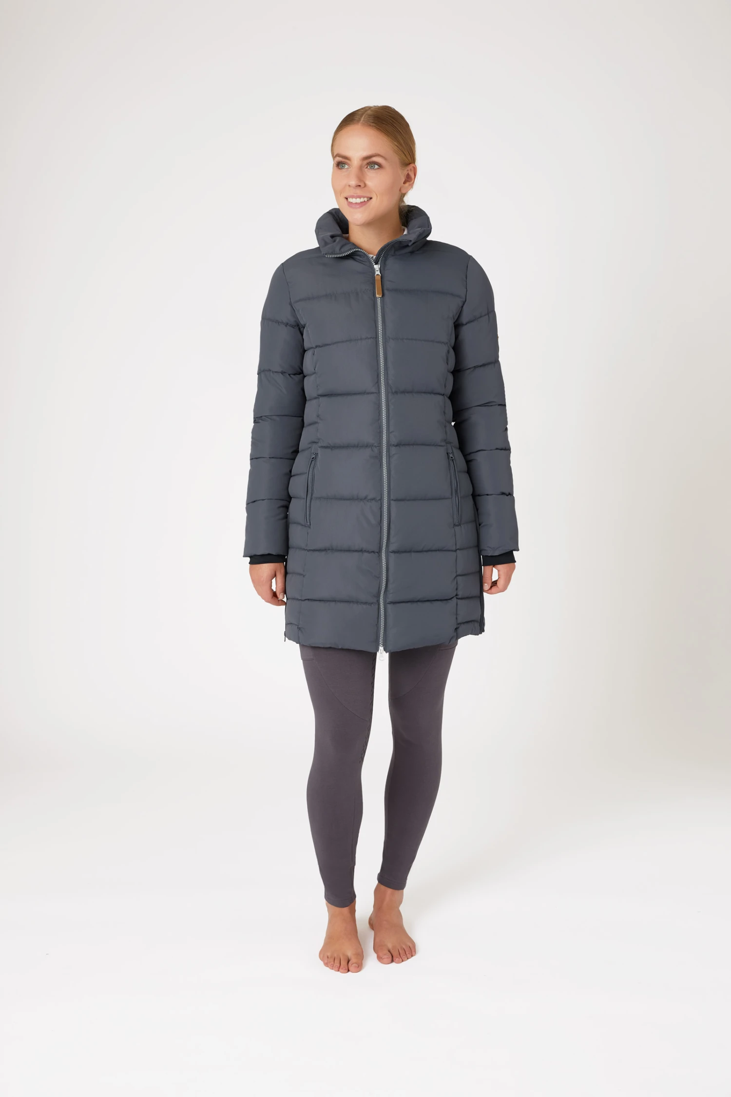 Horze Claire Gefütterter Damen Reitparka 5 Horze Claire Gefütterter Damen Reitparka – Bild 3