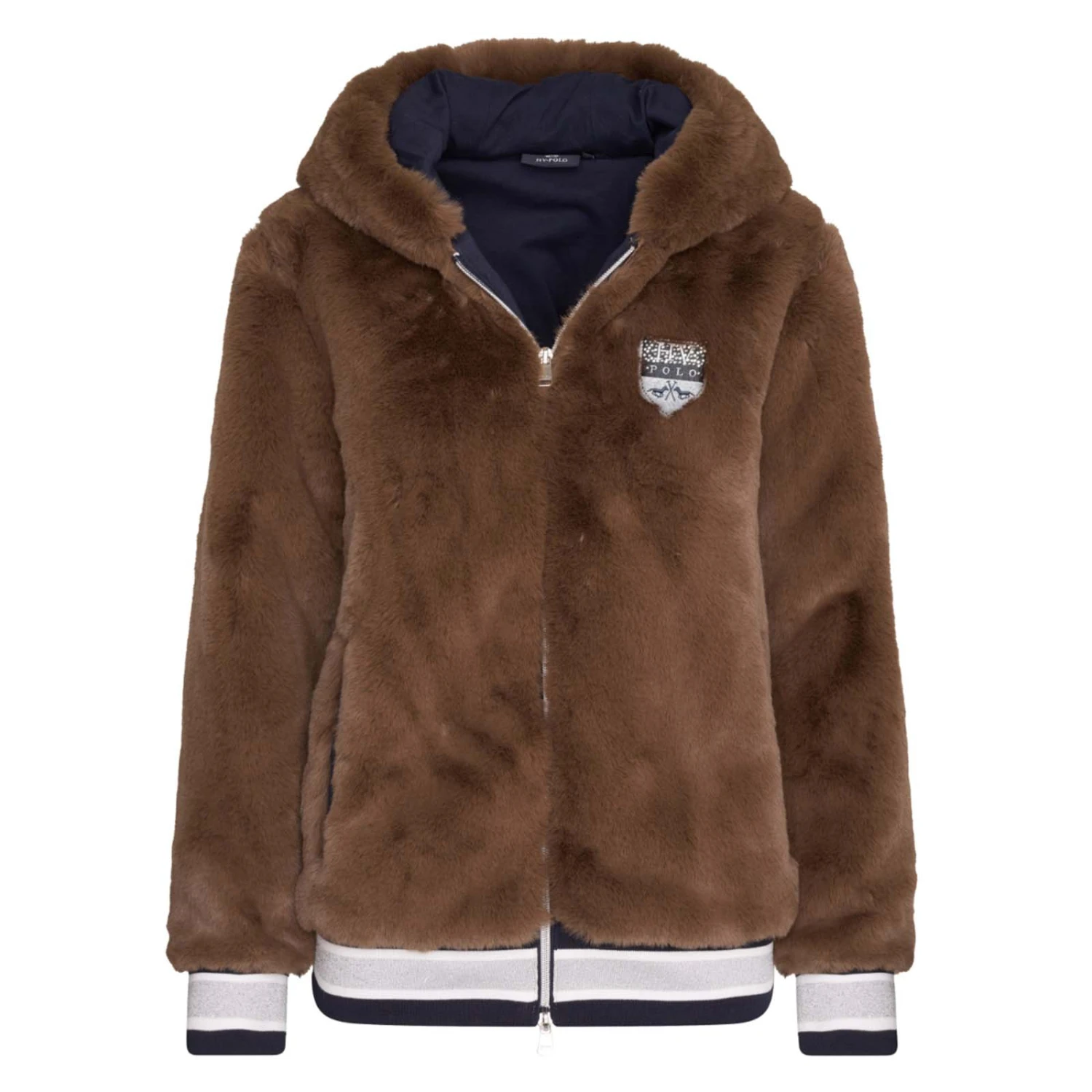 HV Polo Benthe Kunstpelz Damenjacke 5 HV Polo Benthe Kunstpelz Damenjacke – Bild 3