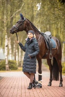 B Vertigo Juliana Gefütterter Damen Reitparka Mit Kunstfellkragen -Cavallo Verkäufe 33646 vdb 07