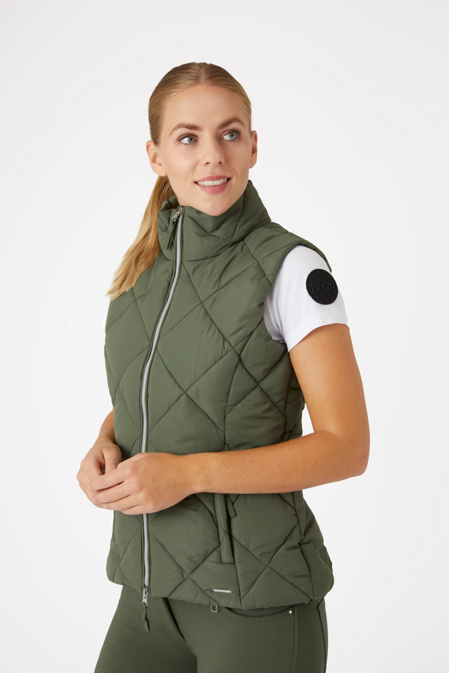 Horze Carola Gefütterte Damen Reitweste 4 Horze Carola Gefütterte Damen Reitweste – Bild 2