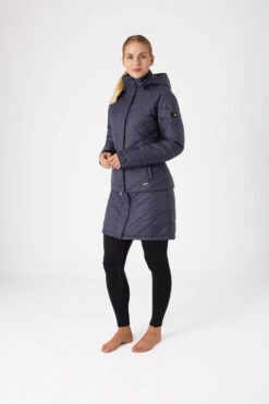 Horze Aurora Gefütterte Damen Parka Reitjacke Mit Abnehmbarem Rock -Cavallo Verkäufe 33663 590 02