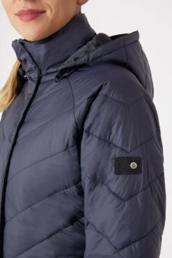 Horze Aurora Gefütterte Damen Parka Reitjacke Mit Abnehmbarem Rock -Cavallo Verkäufe 33663 590 05