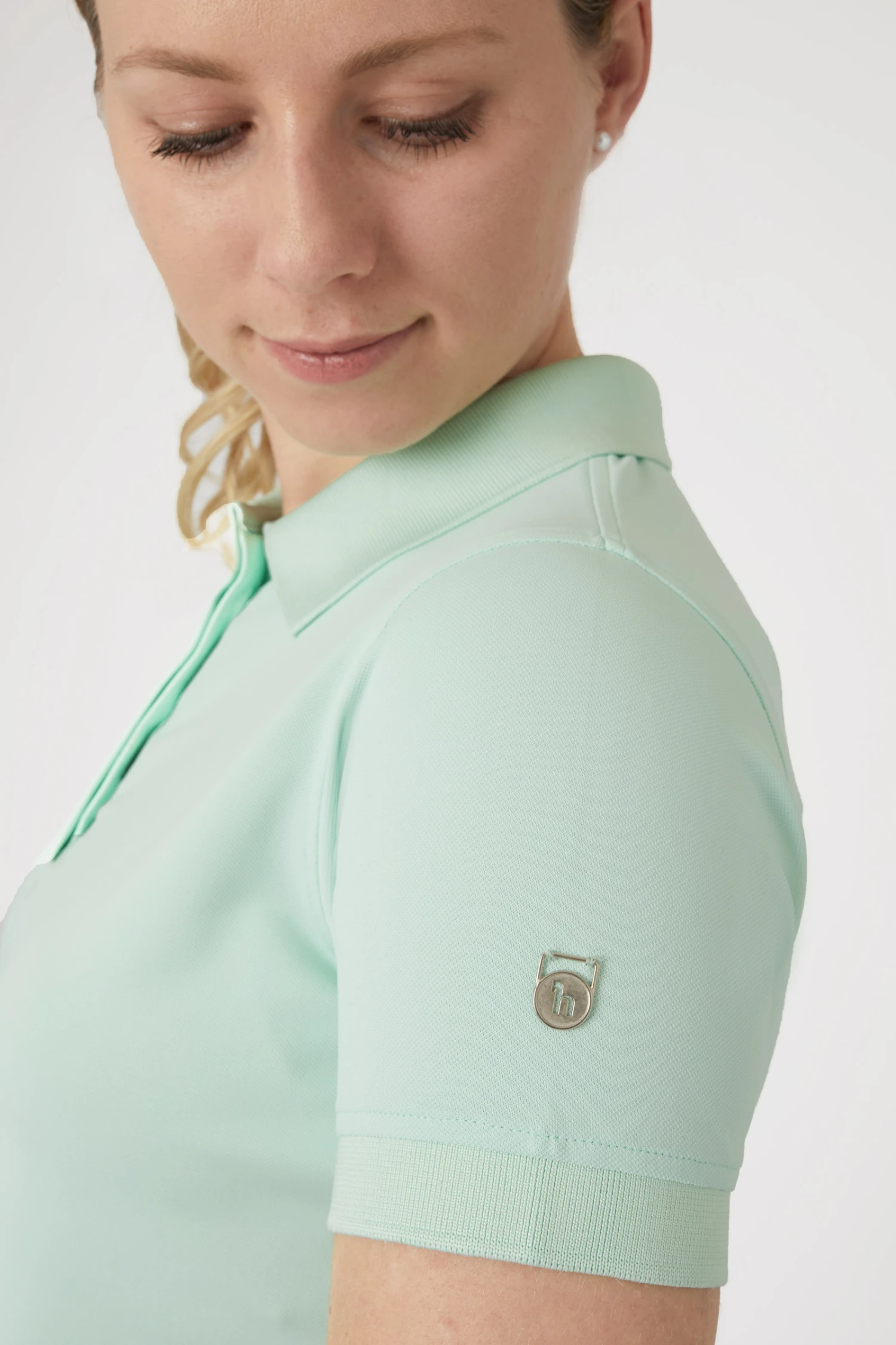 Horze Minnie Damen Funktions Poloshirt Mit UV Schutz 7 Horze Minnie Damen Funktions Poloshirt Mit UV Schutz – Bild 5