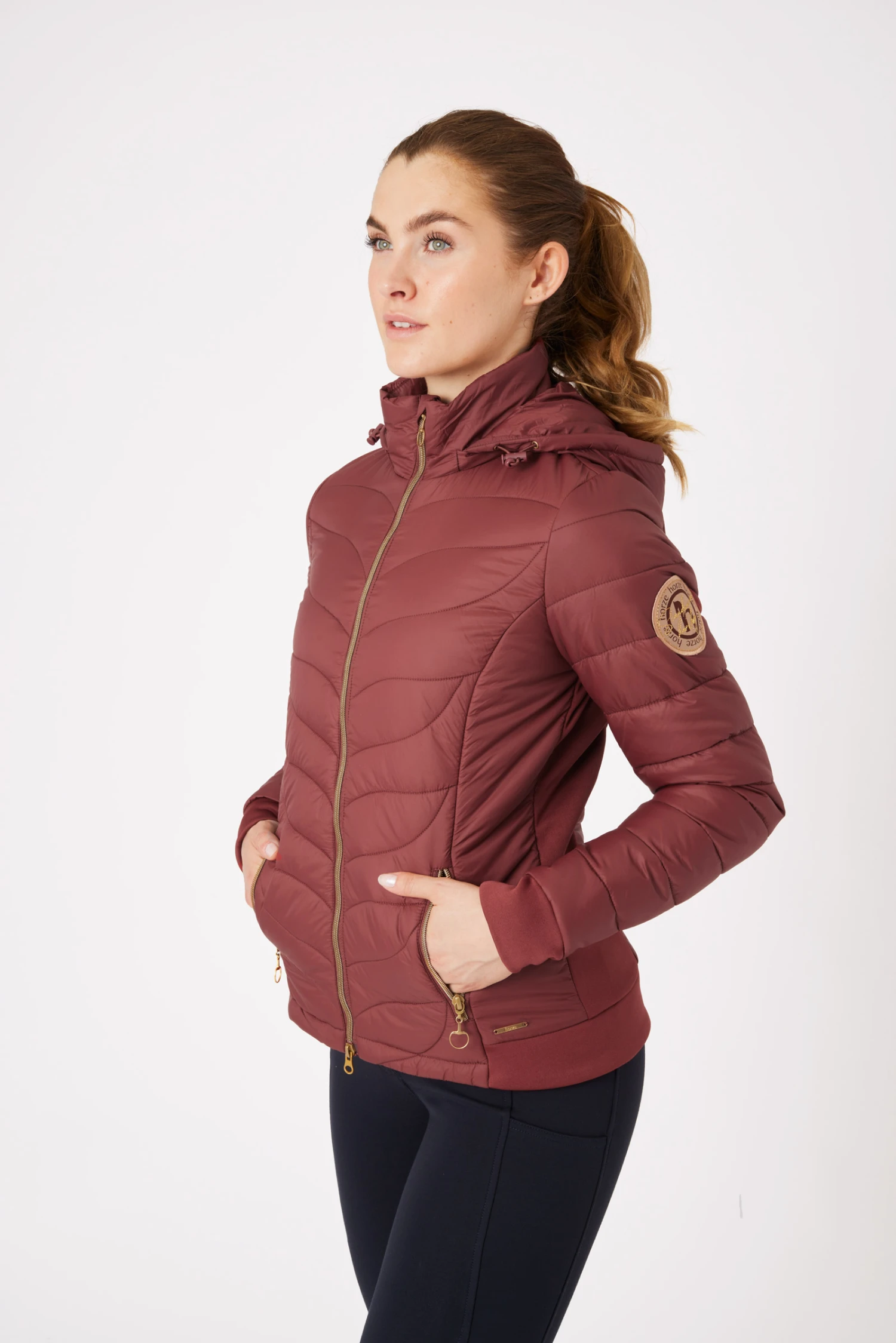 Horze Shannon Leichte Wattierte Damen Reitjacke 4 Horze Shannon Leichte Wattierte Damen Reitjacke – Bild 2