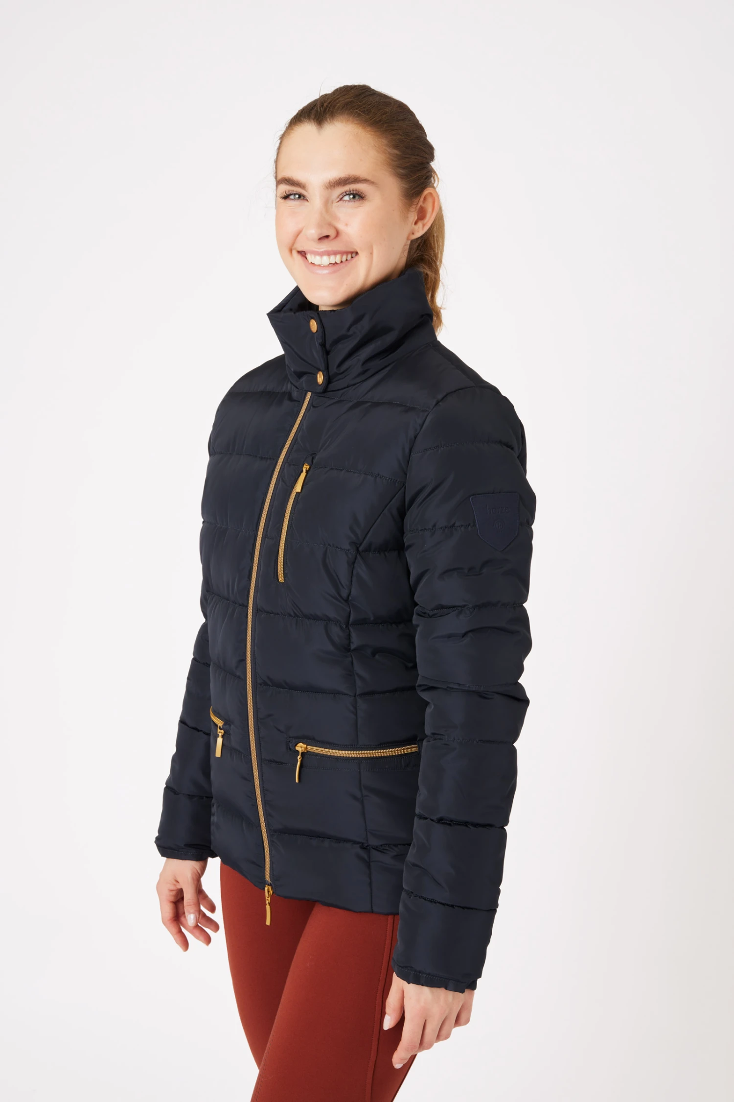 Horze Kiara Wattierte Damen Reitjacke 4 Horze Kiara Wattierte Damen Reitjacke – Bild 2