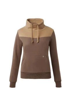 Horze Jade Damen Sweatshirt Mit Hohem Kragen -Cavallo Verkäufe 33709 FRBR CMBR 1
