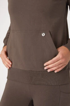 Horze Jade Damen Sweatshirt Mit Hohem Kragen -Cavallo Verkäufe 33709 FRBR CMBR 6