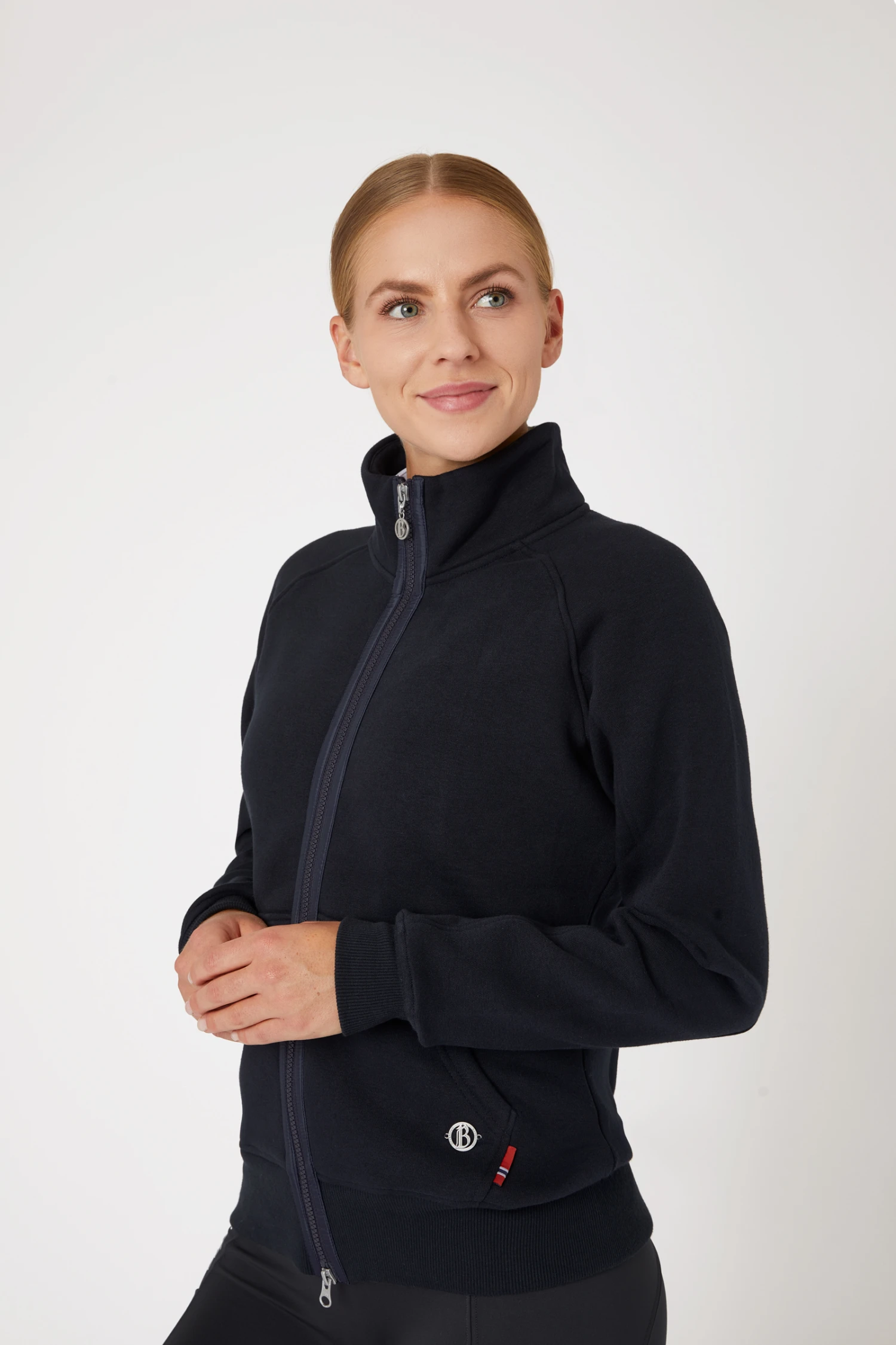 B Vertigo Gianne Damen Sweatshirtjacke Mit Logoprint 4 B Vertigo Gianne Damen Sweatshirtjacke Mit Logoprint – Bild 2