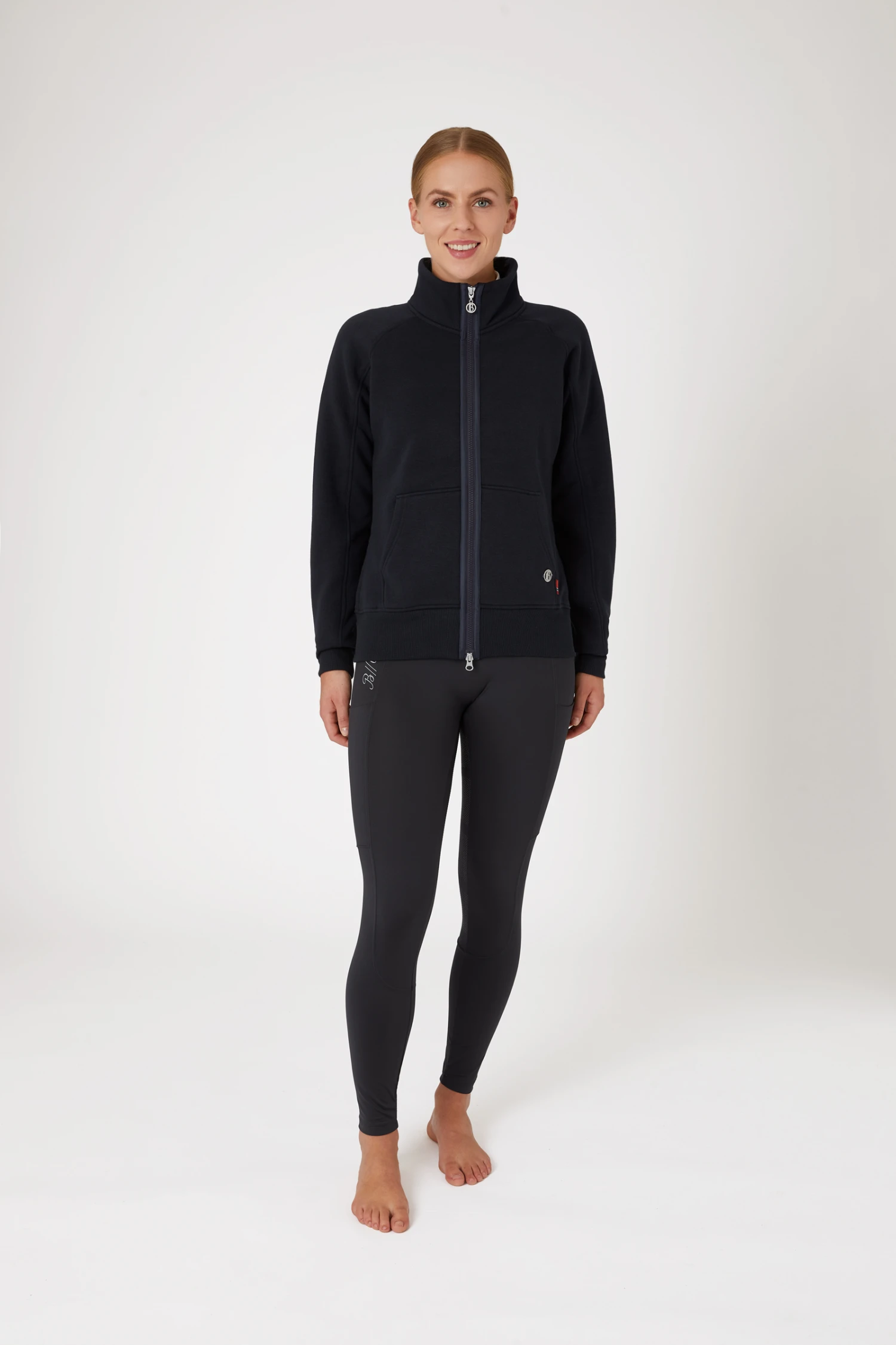 B Vertigo Gianne Damen Sweatshirtjacke Mit Logoprint 5 B Vertigo Gianne Damen Sweatshirtjacke Mit Logoprint – Bild 3