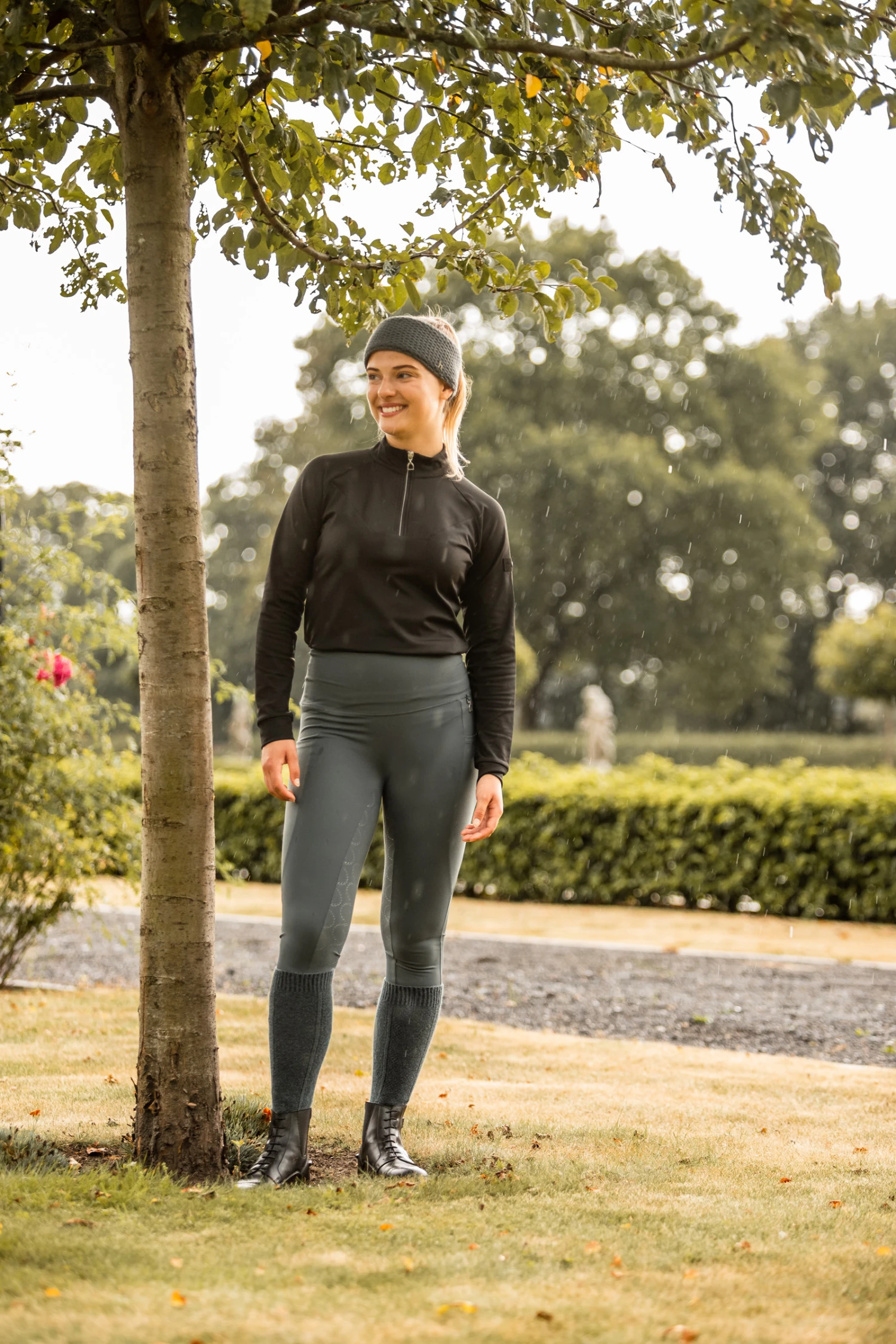 Horze Katya Damen Trainingsshirt Mit Fleecefutter 9 Horze Katya Damen Trainingsshirt Mit Fleecefutter – Bild 7