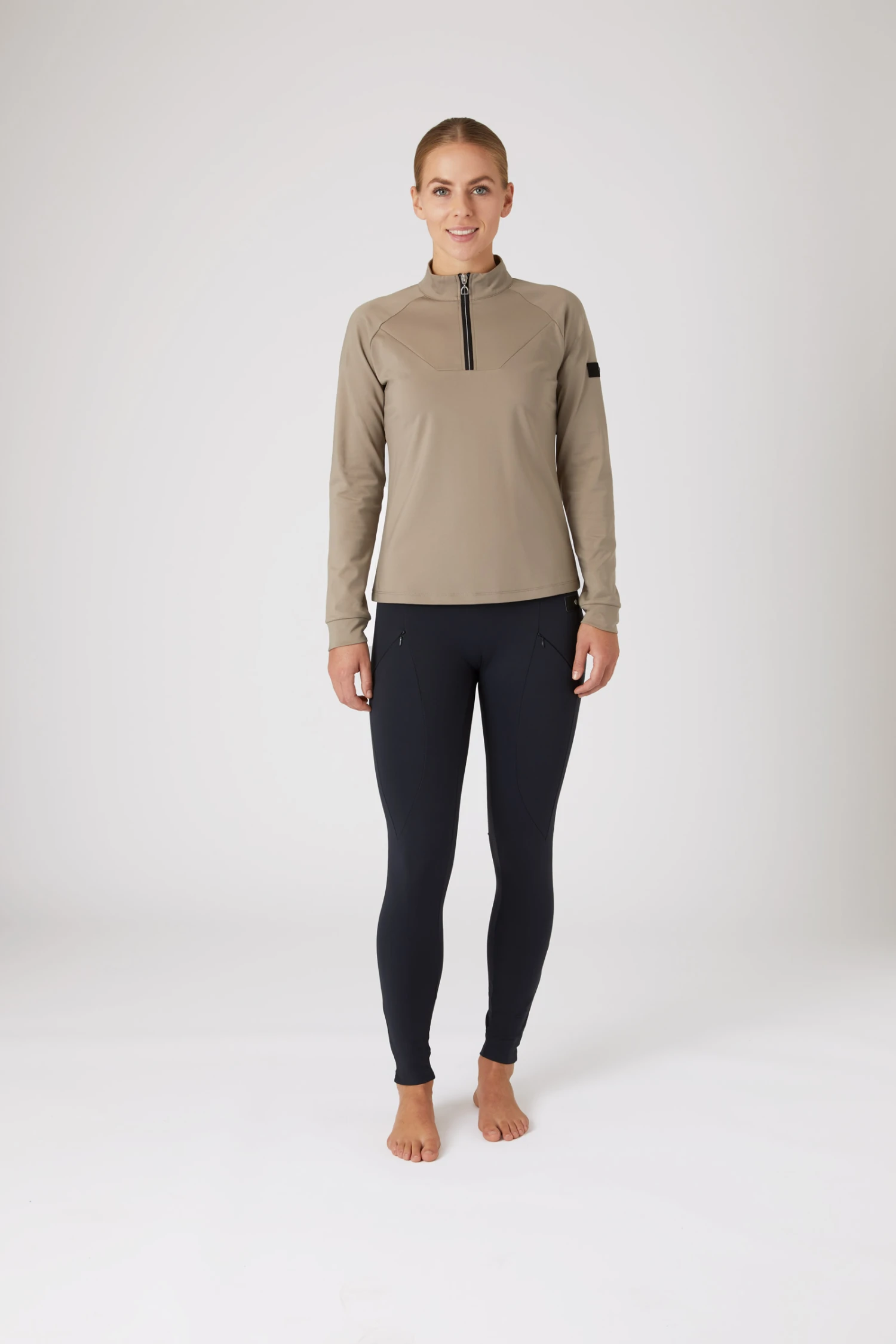 Horze Katya Damen Trainingsshirt Mit Fleecefutter 13 Horze Katya Damen Trainingsshirt Mit Fleecefutter – Bild 11