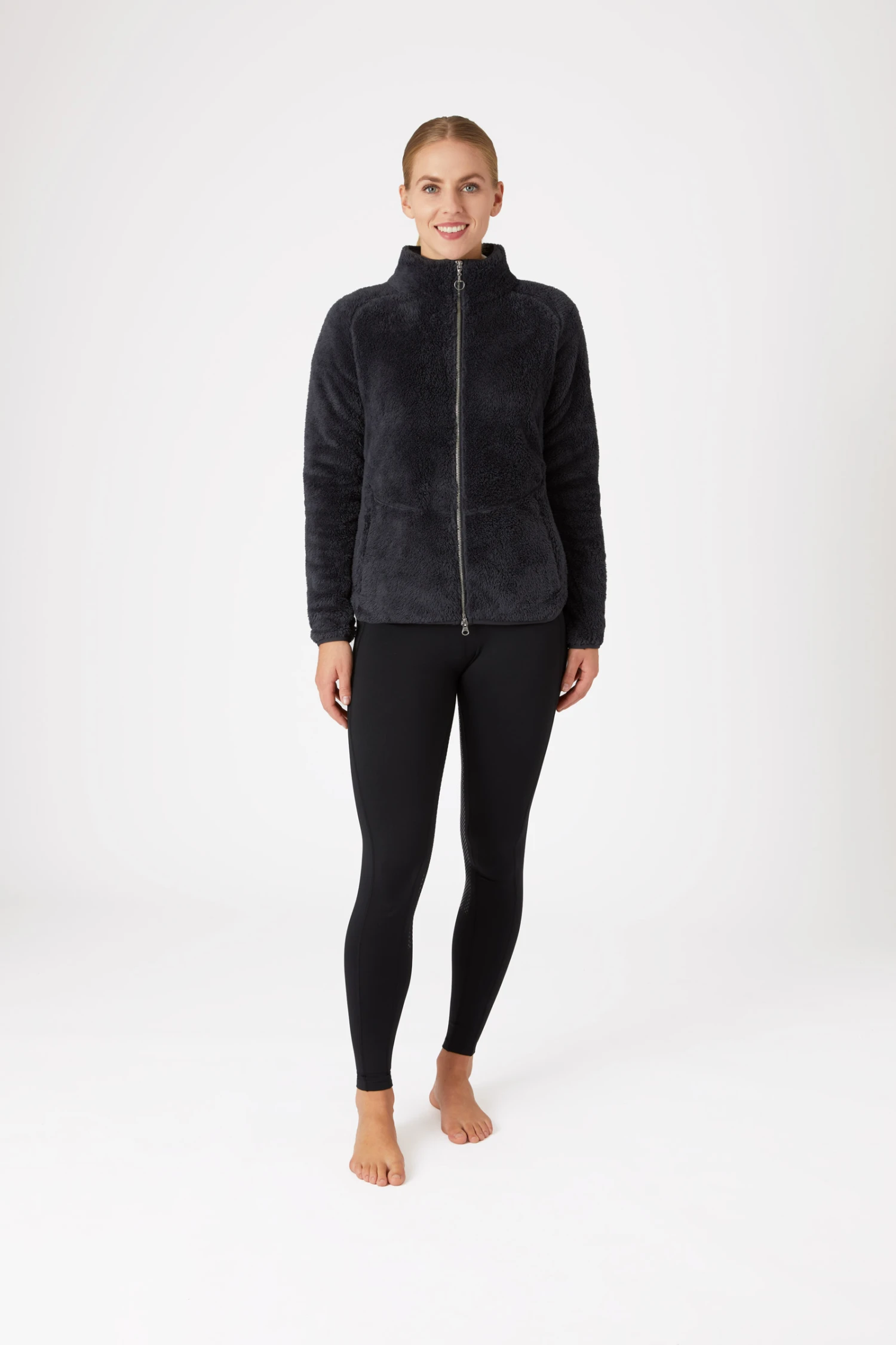 Horze Merida Damen Teddyfleece Reitjacke 5 Horze Merida Damen Teddyfleece Reitjacke – Bild 3