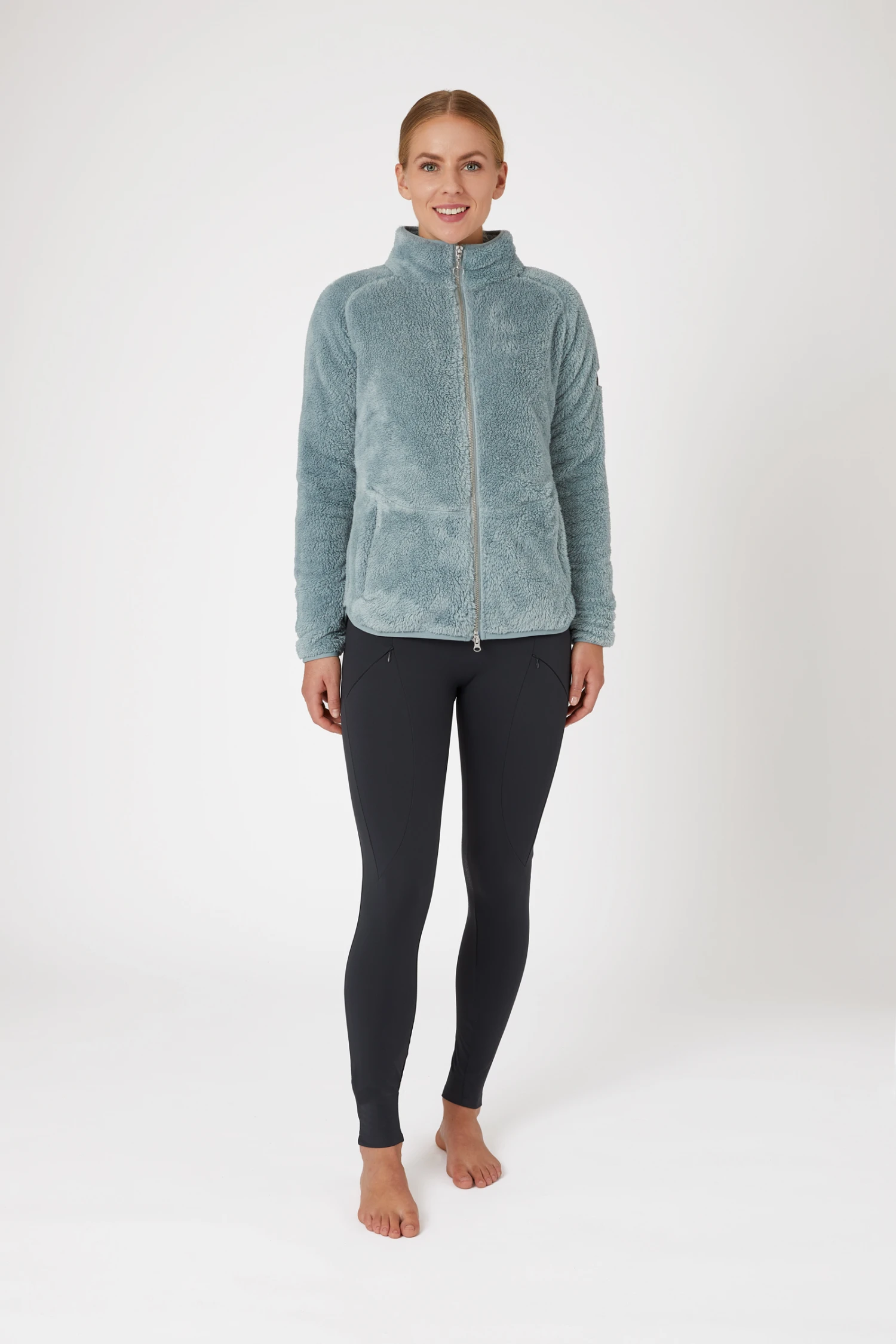 Horze Merida Damen Teddyfleece Reitjacke 13 Horze Merida Damen Teddyfleece Reitjacke – Bild 11