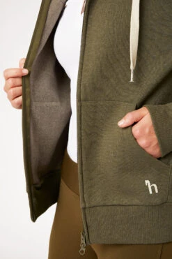 Horze Adena Damen Sweatshirtjacke Mit Kapuze -Cavallo Verkäufe 33720 DOGR 5