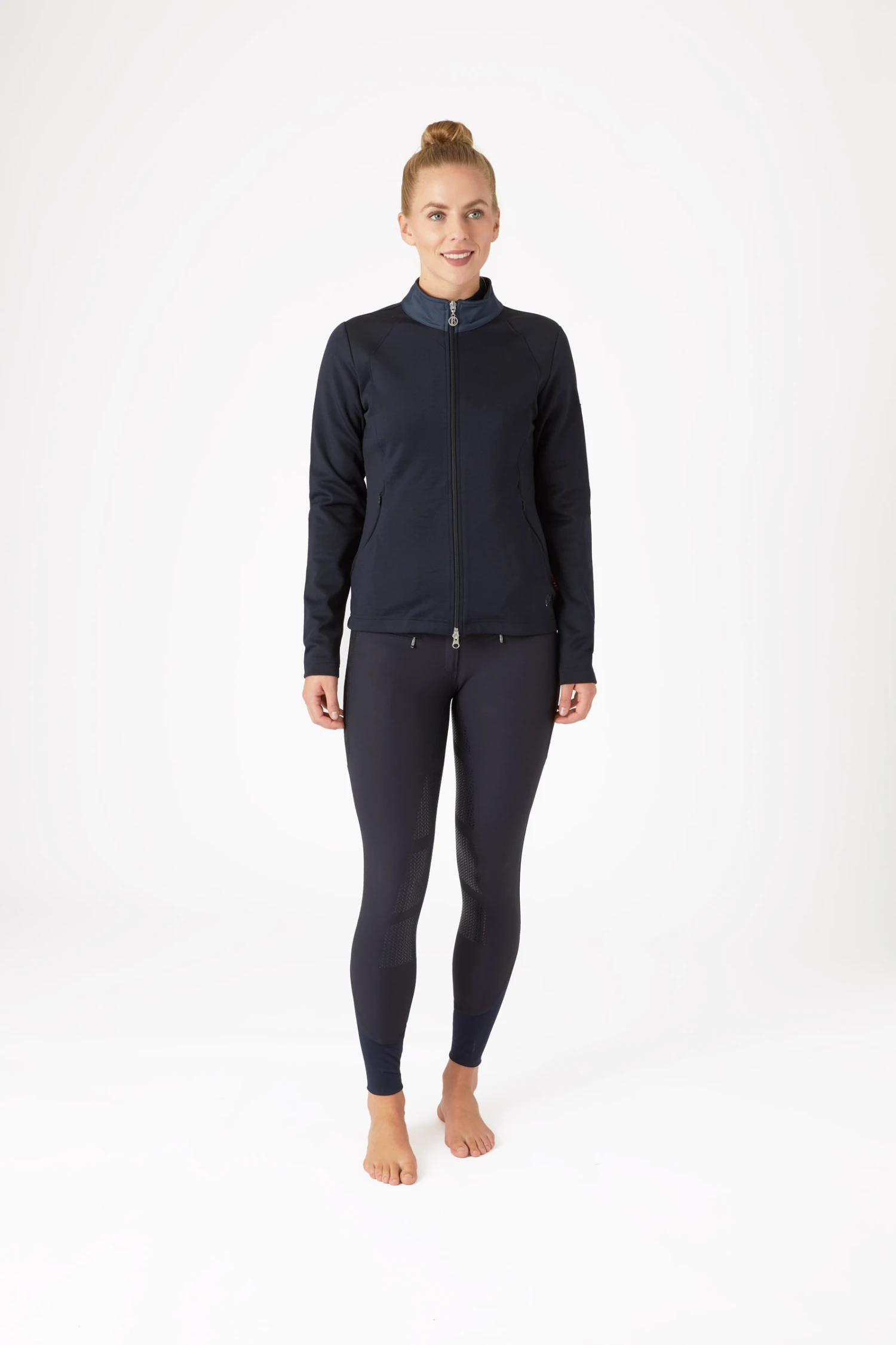 B Vertigo Linnea Damen Sweatshirtjacke Mit Hohem Kragen 5 B Vertigo Linnea Damen Sweatshirtjacke Mit Hohem Kragen – Bild 3