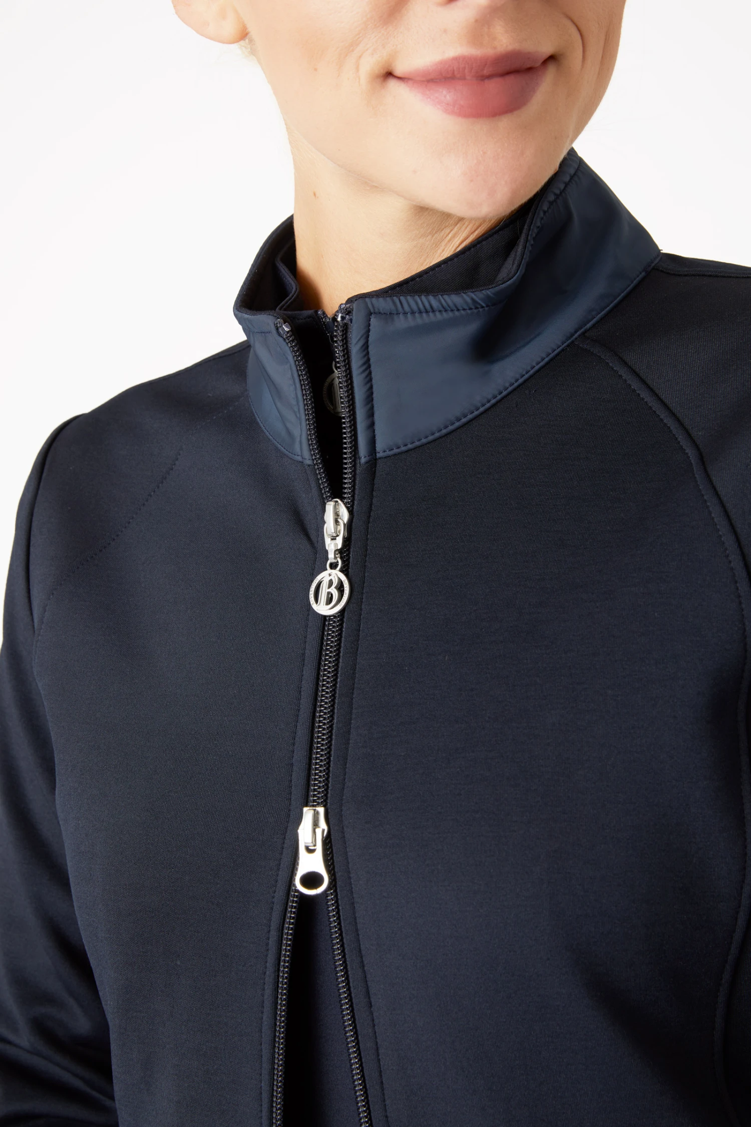 B Vertigo Linnea Damen Sweatshirtjacke Mit Hohem Kragen 7 B Vertigo Linnea Damen Sweatshirtjacke Mit Hohem Kragen – Bild 5