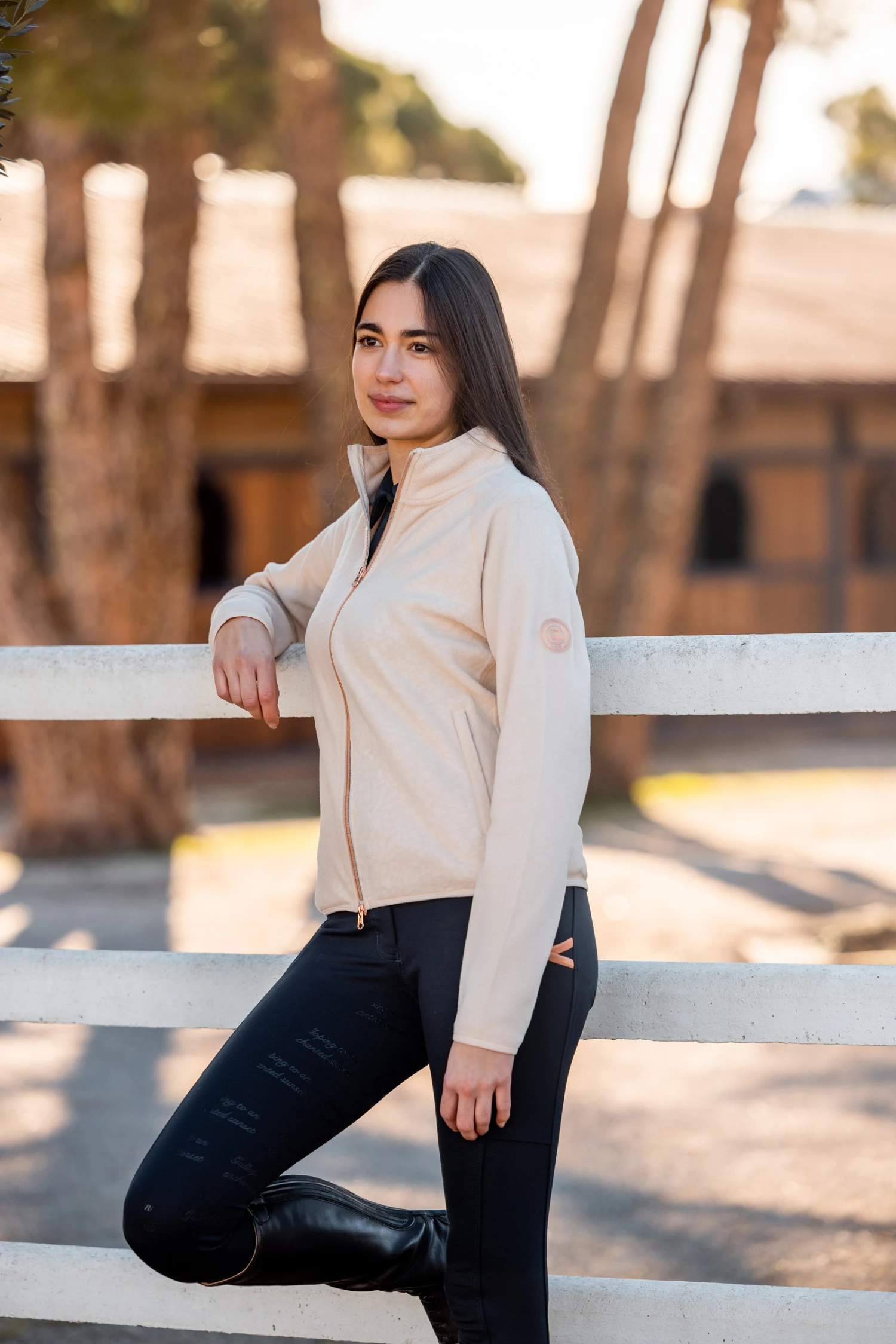 Horze Zelda Damen Fleece Reitjacke 10 Horze Zelda Damen Fleece Reitjacke – Bild 8