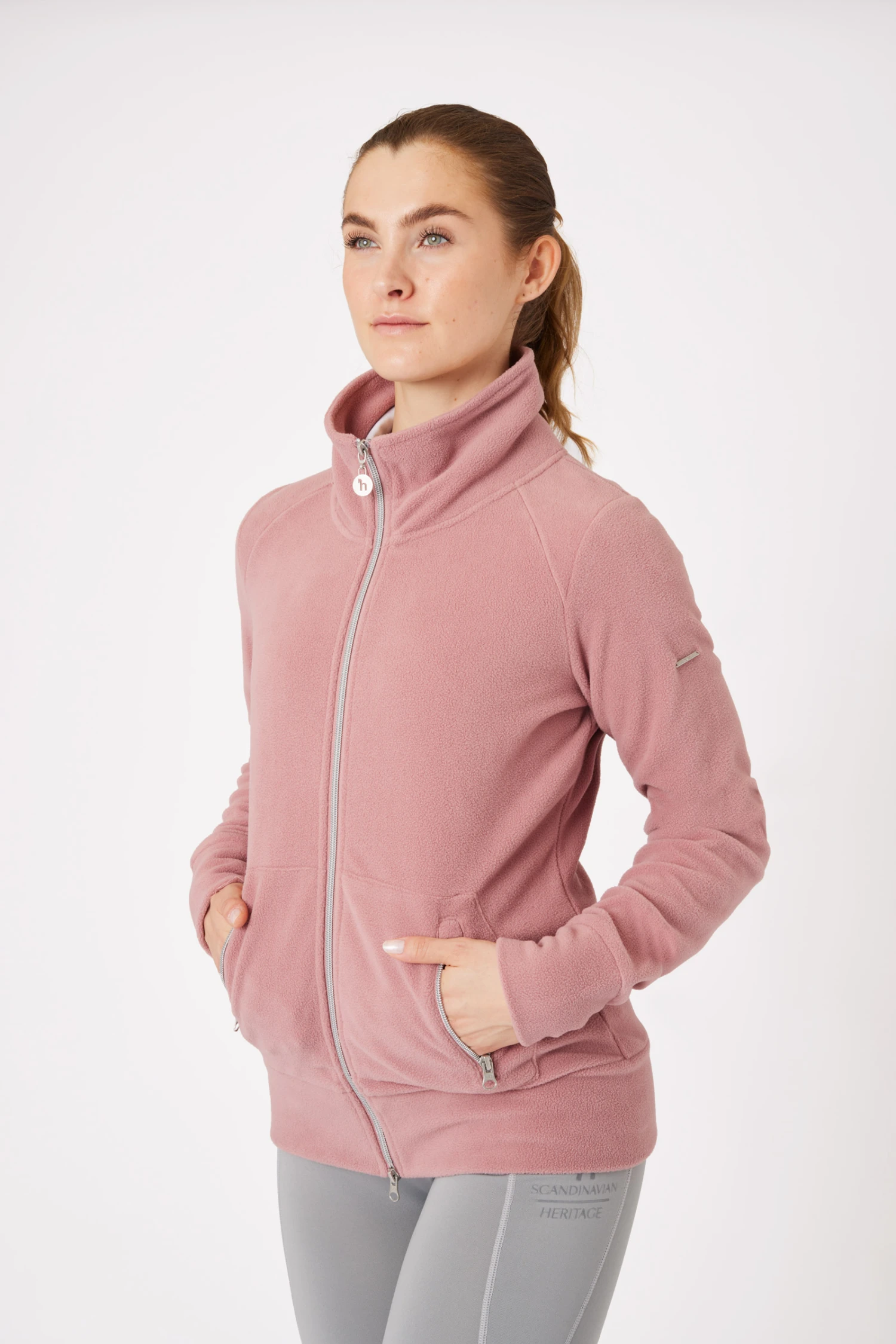 Horze Ellie Damen Fleece Reitjacke 4 Horze Ellie Damen Fleece Reitjacke – Bild 2