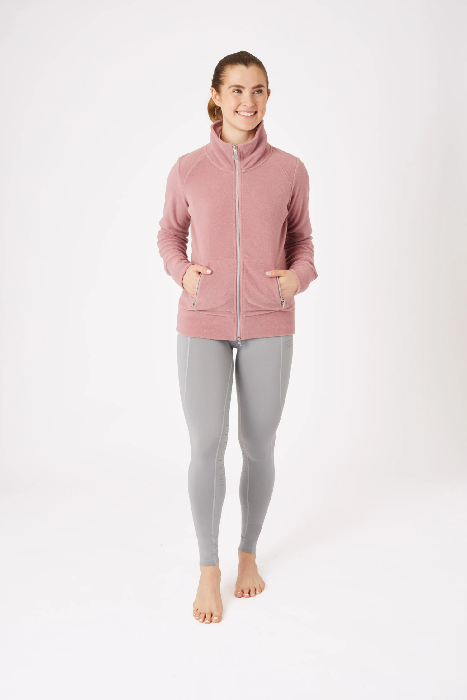 Horze Ellie Damen Fleece Reitjacke 5 Horze Ellie Damen Fleece Reitjacke – Bild 3